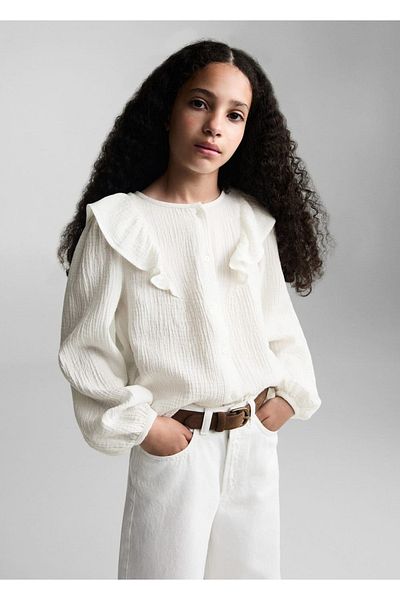 MANGO Kids Μπλούζα Bamboo Cotton