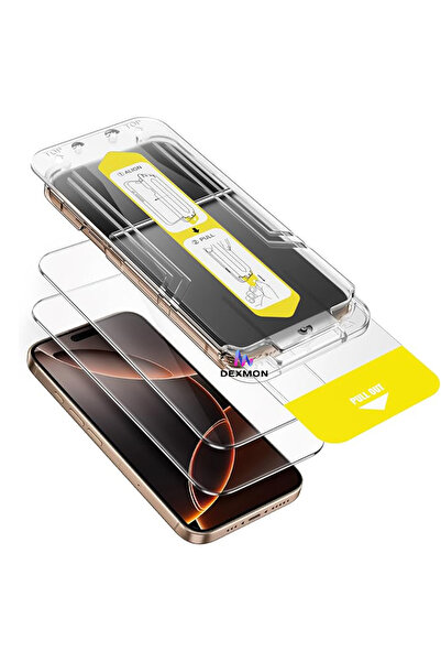 Dexmon iPhone 16 Pro Max Screen Protector High Quality Full Covering Glass Au...