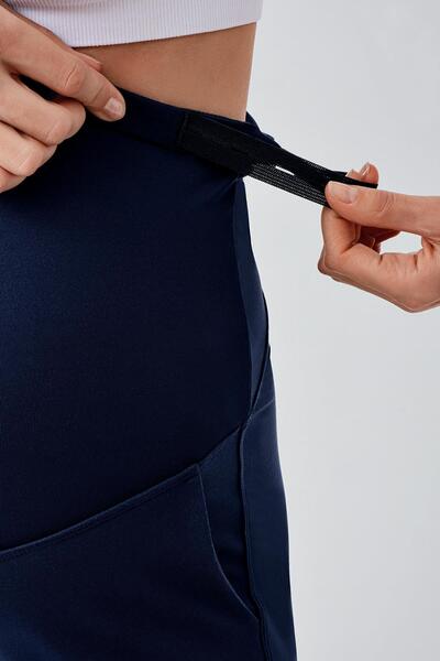 Artış Women's High Waist Pocketed Maternity Jogger Sweatpants E02