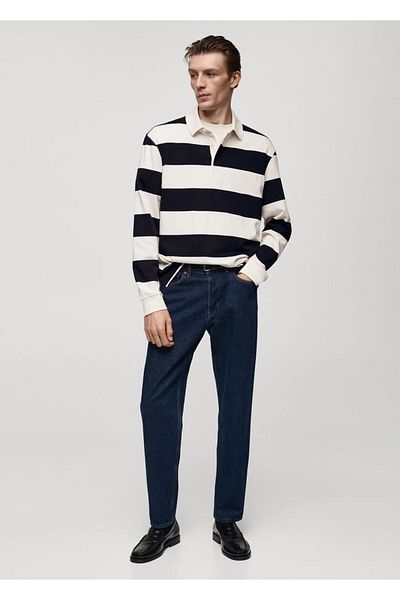 MANGO Man POLO NECK TEE --