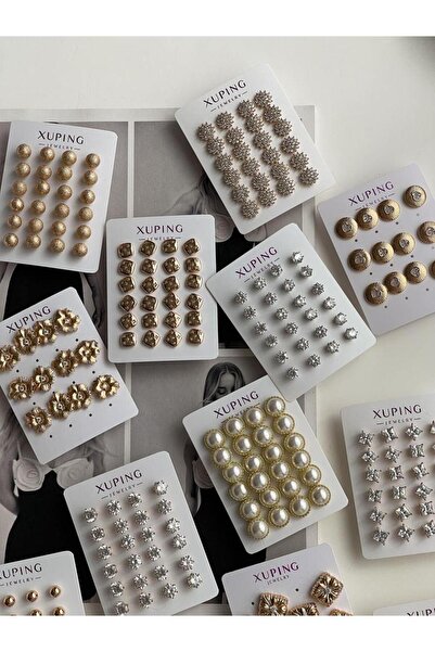 Koprinaco Xuping Gümüş Renk Tekli İstediğin Kadar Al Tak Küpesi