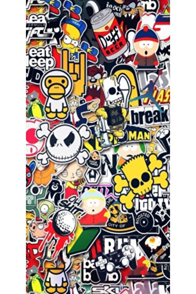 starthediyelik ARABA ORTA DİREK STICKERİ 031