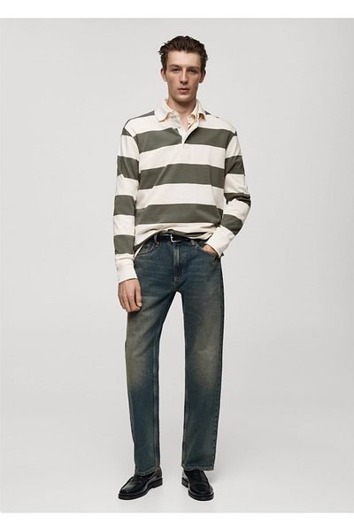 MANGO Man POLO NECK TEE --