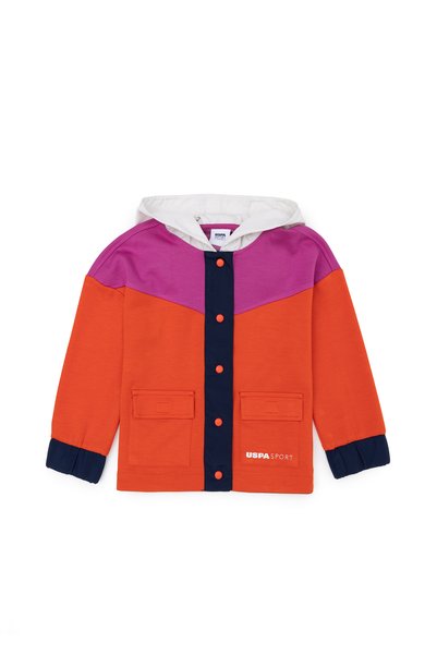 U.S. Polo Assn. Girl's Violet Sweatshirt 50272641-VR037