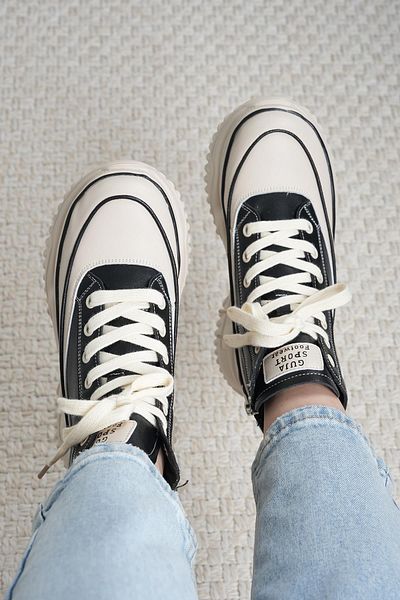 Guja PEGGY GUJA Seria Specială Importată - Cizme Sport Damă Negre din Piele Naturală