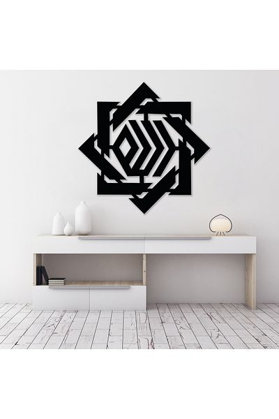 DECOVIENO God Table Design Wall Table, Home Office Wall Frame (60 cm X 60 cm)
