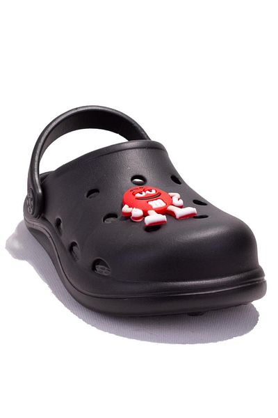 DAGOSTER Dja75-Crs01Cn Black Orthopedic Daily Boy's Cross Sports Slippers