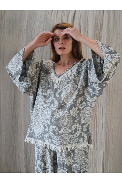 Su Koleksiyon Palace Lower & Upper Muslin Pajama Set