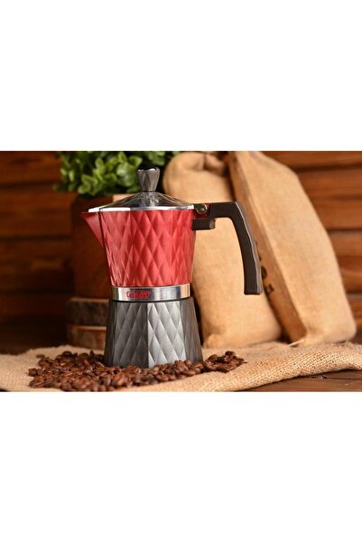 Bambum Taşev Tt1204 Diamante Moka Pot 3 Fincan (ALÜMİNYUM)