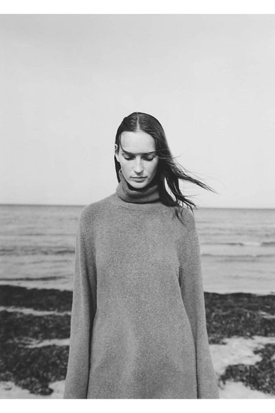 MANGO Woman Strickpullover mit Rollkragen