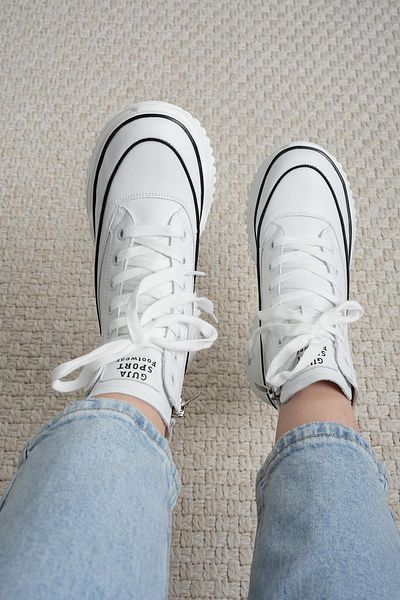 Guja Peggy Guja Imported Special Series - Genuine Leather White Women's Sports Boots
