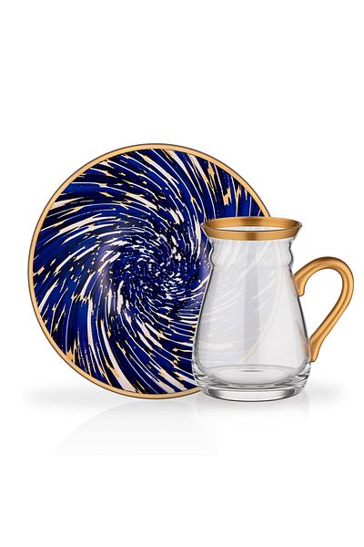 Glore 6-Piece Nihavent Handled Tea Cup Mixe