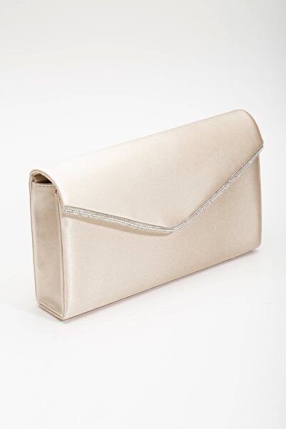 GULT Geantă plic portofoliu cu detaliu din piatră satinată