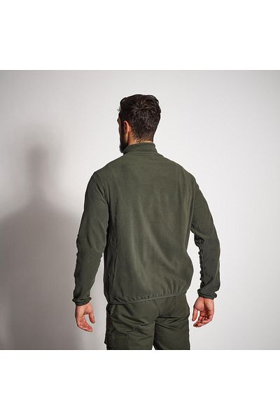 Decathlon Ανδρική ζακέτα Solognac Fleece - Κυνήγι και Παρατήρηση της Φύσης - Πράσινη - 100