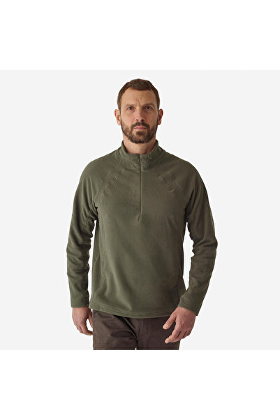 Decathlon Solognac Men's Fleece Underwear - Green - Hunting and Nature Observation - Top - 100