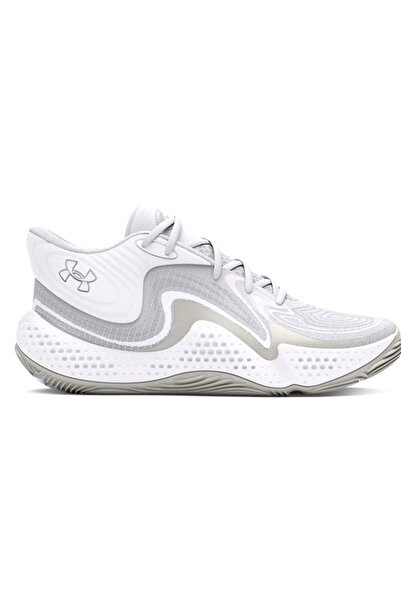 Under Armour Spawn 6 Mid Erkek Beyaz Basketbol Ayakkabısı 3027647-102