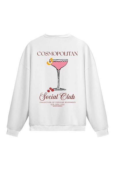 Mounte Bianca Unisex Cosmopolitan - Κανονικό φούτερ