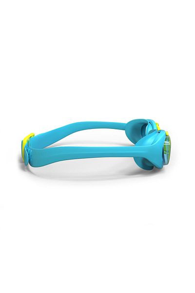 Decathlon نظارات السباحة للأطفال Nabaiji - أزرق/أصفر - نظارات شفافة - Xbase