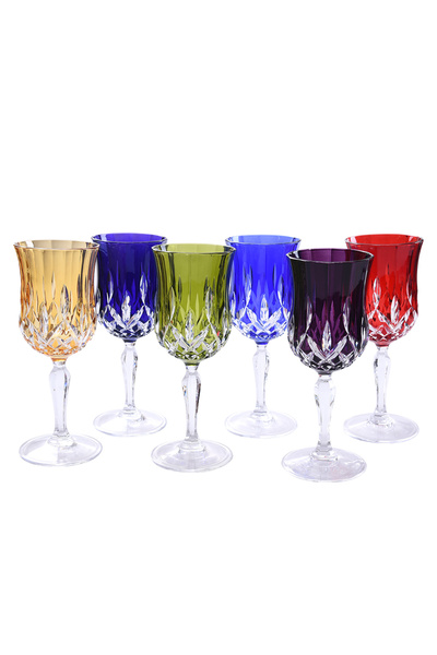 Decorium Kırmızı Şarap Kadehi 6 Prc Crıstallıne M03605