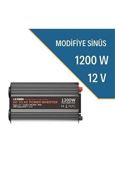 Carspa Lexron 1200 Watt 12v -220v Inverter Çevirici