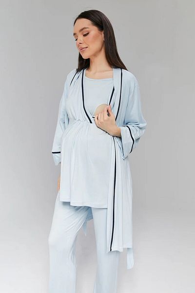Rimel Homewear Set pijama de maternitate cu rochie de dimineata