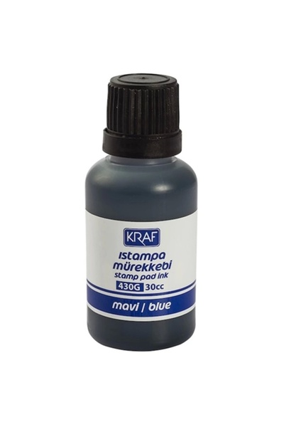 KRAF 430g Istampa Mürekkebi 30cc Mavi