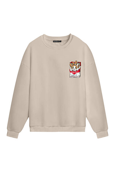 Mounte Bianca Unisex CigaCat - Obična majica sa kapuljačom