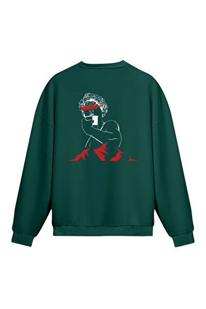 Mounte Bianca Unisex Cinque - Obična majica sa kapuljačom