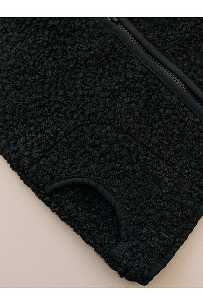 Fluffyboon Black Teddy Vest