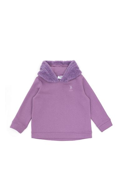 U.S. Polo Assn. Hanorac liliac pentru fete 50272415 -VR034
