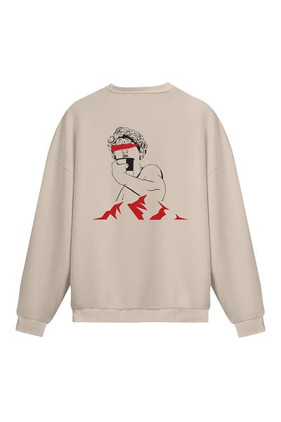 Mounte Bianca Unisex Cinque - Κανονικό φούτερ