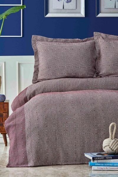 Nautica Home Home Carla Claret Red Double Bedspread