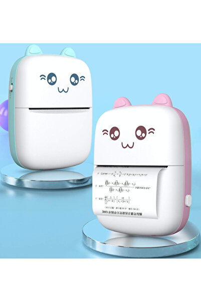 qasul Yeni Nesil Kablosuz Bluetooth Mini Taşınabilir Termal Fotoğraf Resim Et...