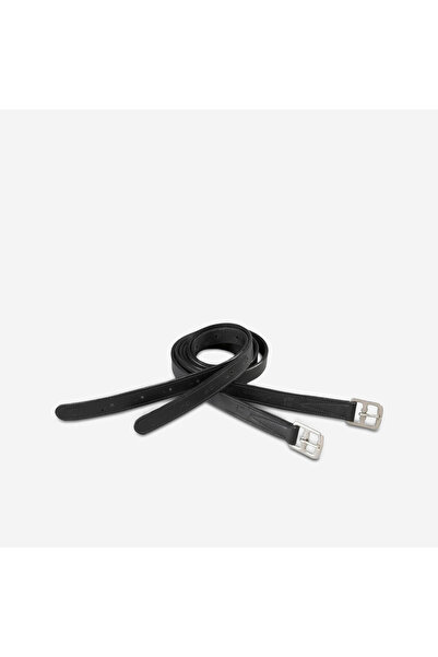 Decathlon Üzengi Kayışı - Siyah - Deri - Schooling