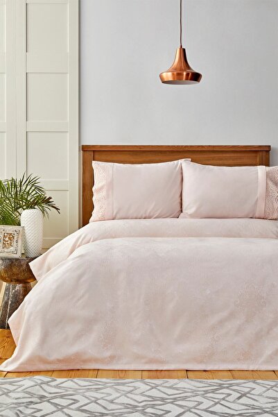 Karaca Home Лавр Пудра Дантеллі Памук Приватний набір