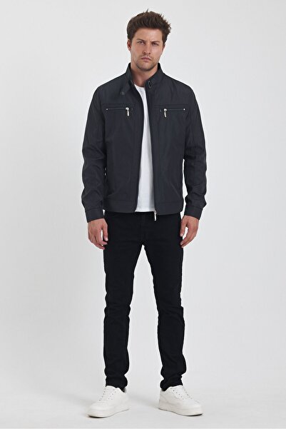 TREND KOMBİN Men's Smoked Seasonal Coat