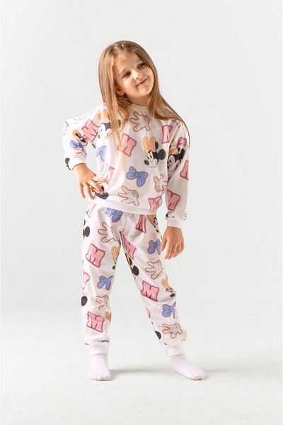 MAXI DRY Girl's Double Set, Mickey Figure, Seasonal