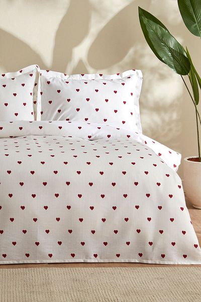 Karaca Home Amour Red PP - 100% Cotton Double Pique Set