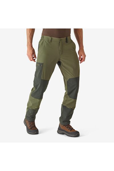 Decathlon Solognac Men's Cargo Hunting Pants - Green - Hunting and Nature Observation - 520