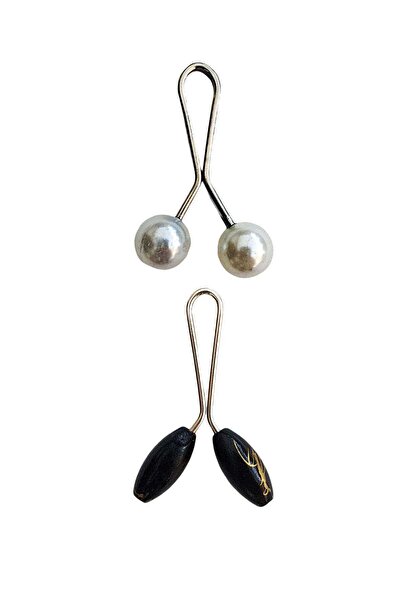 Marsilyan طقم وشاح حجاب ومشبك شال مكون من قطعتين 7