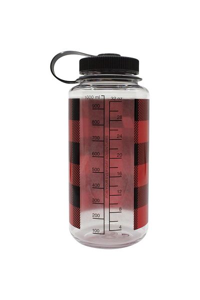 NALGENE زجاجة مياه تريتان واسعة الحجم سعة 32 أونصة باللون الأحمر