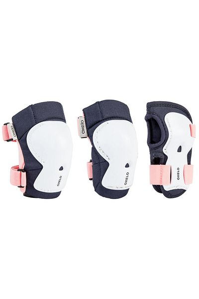 Decathlon Children's Skate / Skateboard / Scooter 3x2 Support Set - Pink - PLAY