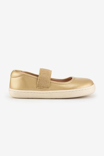 HOPFRÖG Παπούτσια μπαλαρίνας Smart Walker Mary Jane Golden Star Barefoot Girl