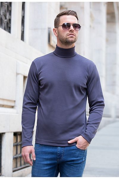 Masimar Turtleneck Combed Interlock Regular Fit Sweatshirt