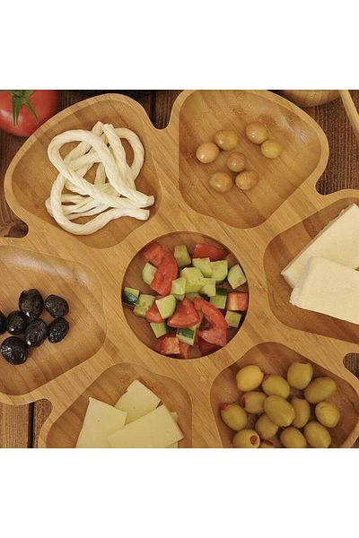 Bambum Pincho - Rotating Snack Bowl with Compartments