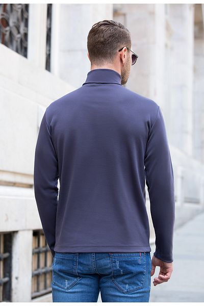 Masimar Turtleneck Combed Interlock Regular Fit Sweatshirt