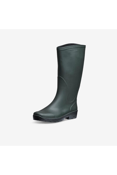 Decathlon Solognac Erkek Uzun Yağmur Çizmesi - Yeşil - Avcılık ve Doğa Gözlemi - Glenarm 300