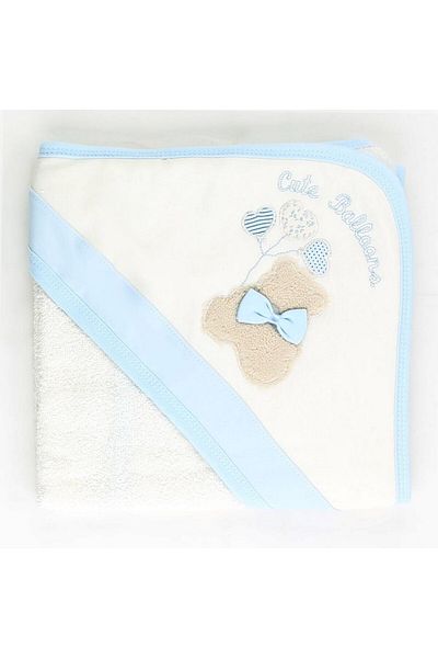 Sebi Bear Baby Bow Bath Towel - 9882