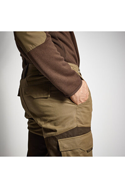 Decathlon Ανδρικό παντελόνι Hunter Tactical Solognac - Καφέ - Κυνήγι και Παρατήρηση της Φύσης - Renfort 520