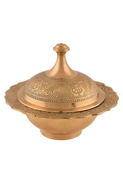 Lucky Art Embroidered Lid Sugar Bowl 14 cm